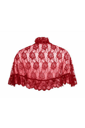 Red Lace Cape