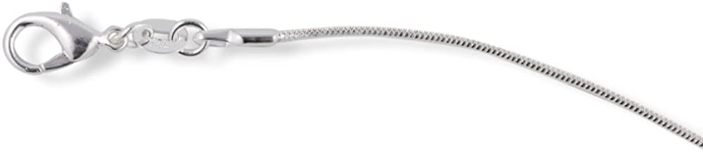 Rhinoceros Charm Snake Chain Necklace
