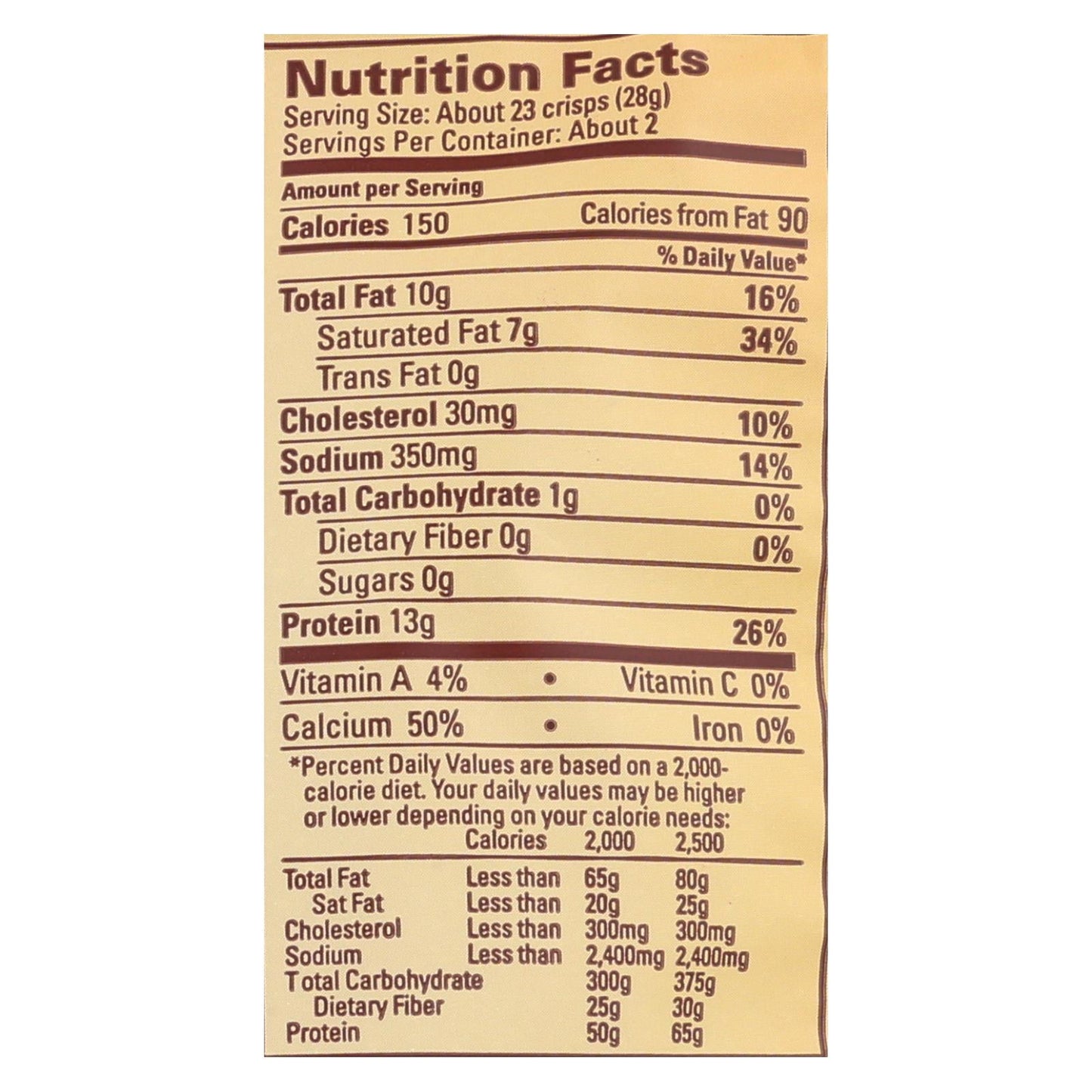 Cello Cheese Parmesan Whisps - Case Of 12 - 2.12 Oz