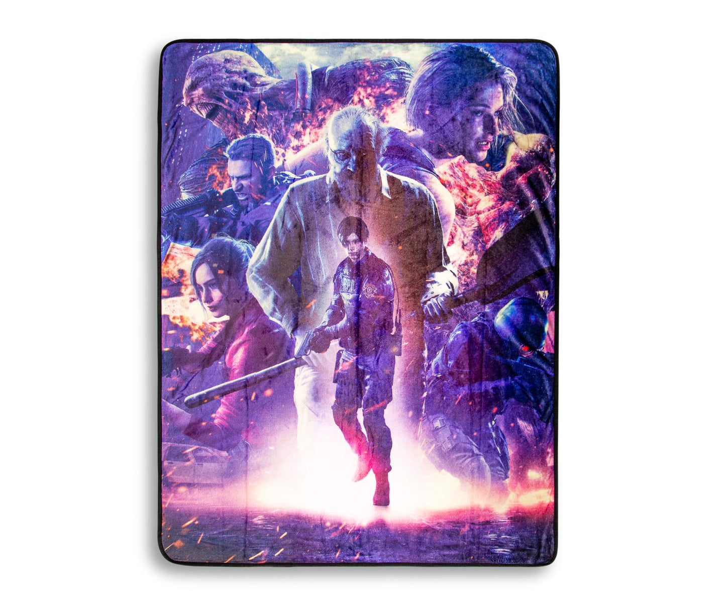 Resident Evil Re:Verse Characters Fleece Throw Blanket § 45 x 60 Inches