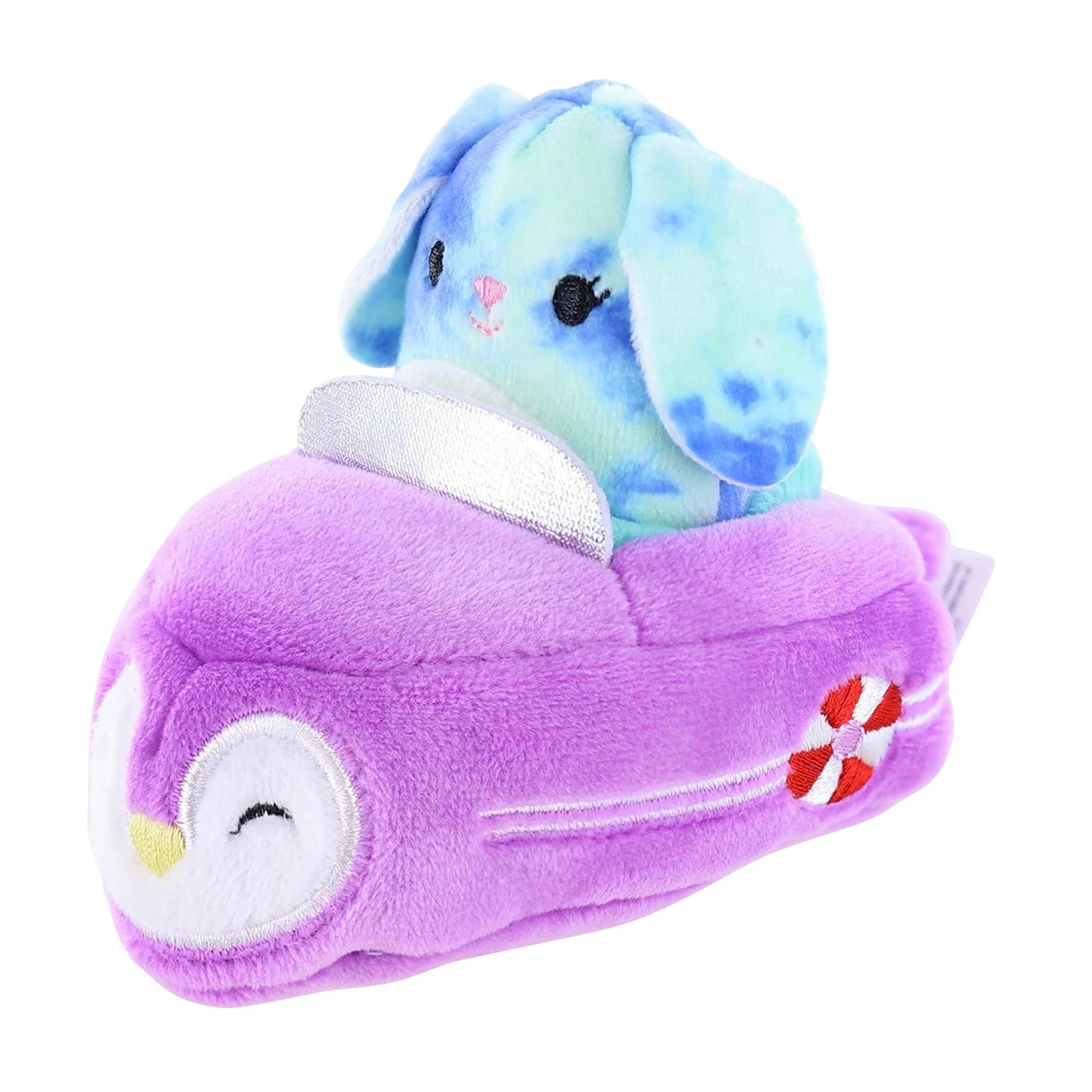 Squishville Mini Squishmallow Plush § Bobby the Bunny in Vehicle
