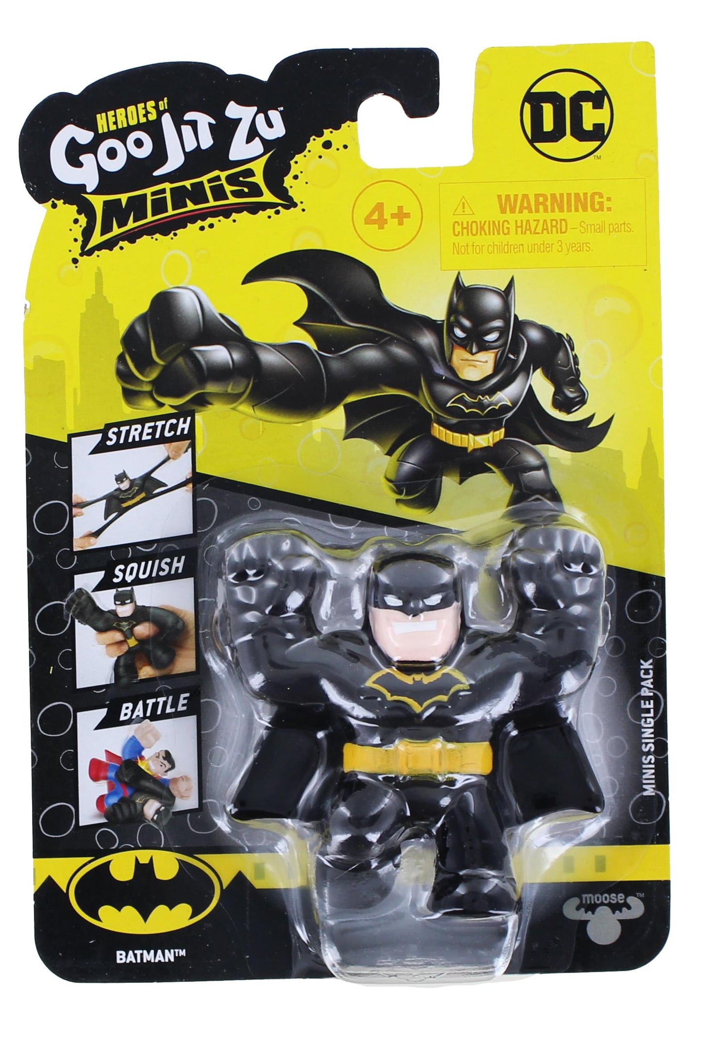 DC Heroes of Goo Jit Zu Squishy Mini Figure § Batman