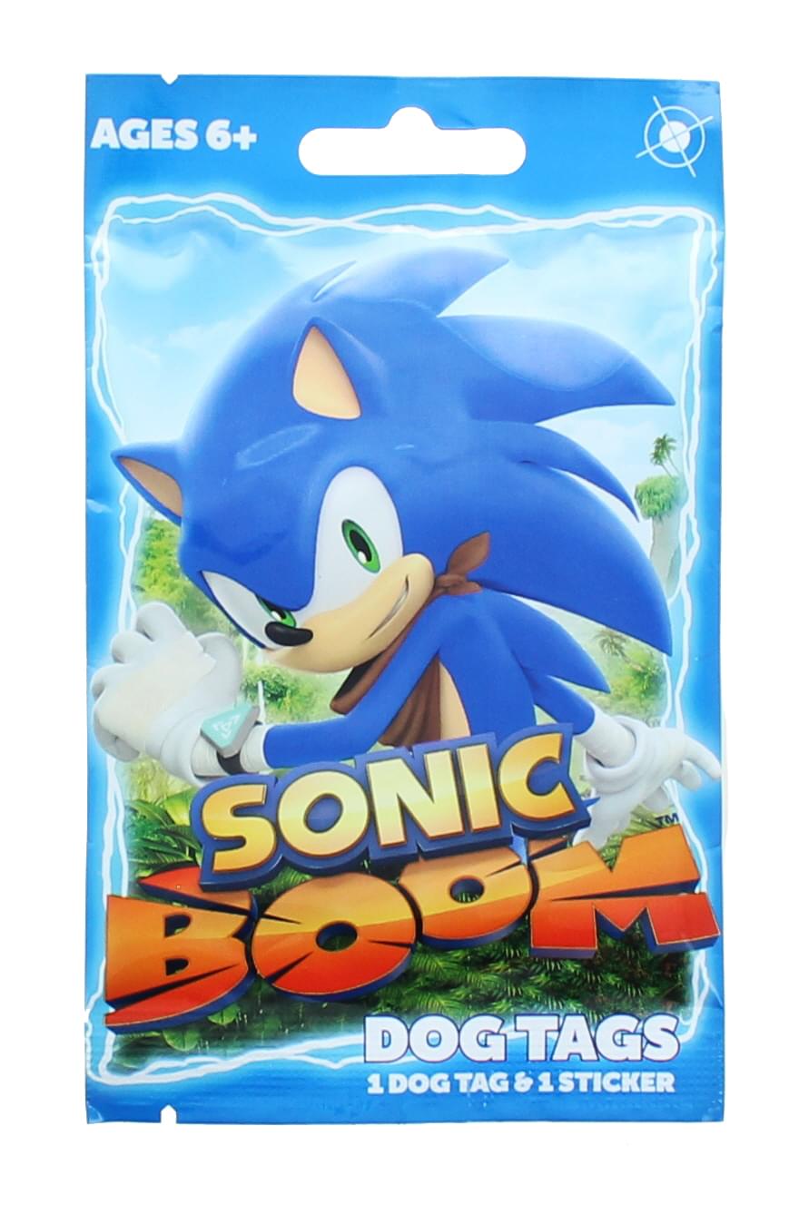 Sonic the Hedgehog Sonic Boom Dog Tags Mystery Pack § One Random