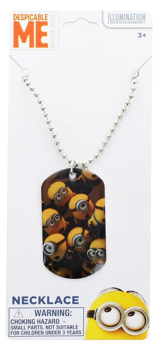 Despicable Me Dog Tag Necklace - Minions