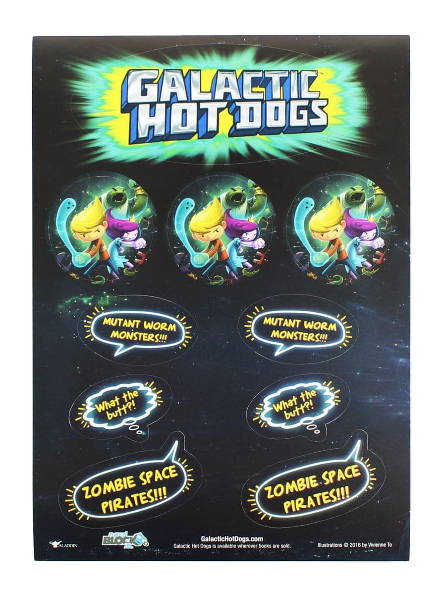 Galactic Hot Dogs Nerd Block Jr. Exclusive Stickers