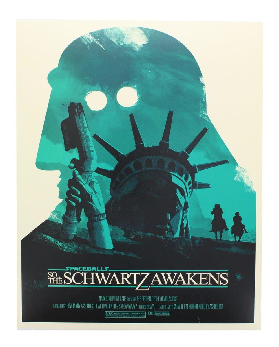 Spaceballs: The Schwartz Awakens Dark Helmet 8x10 Art Print by Joshua Budich