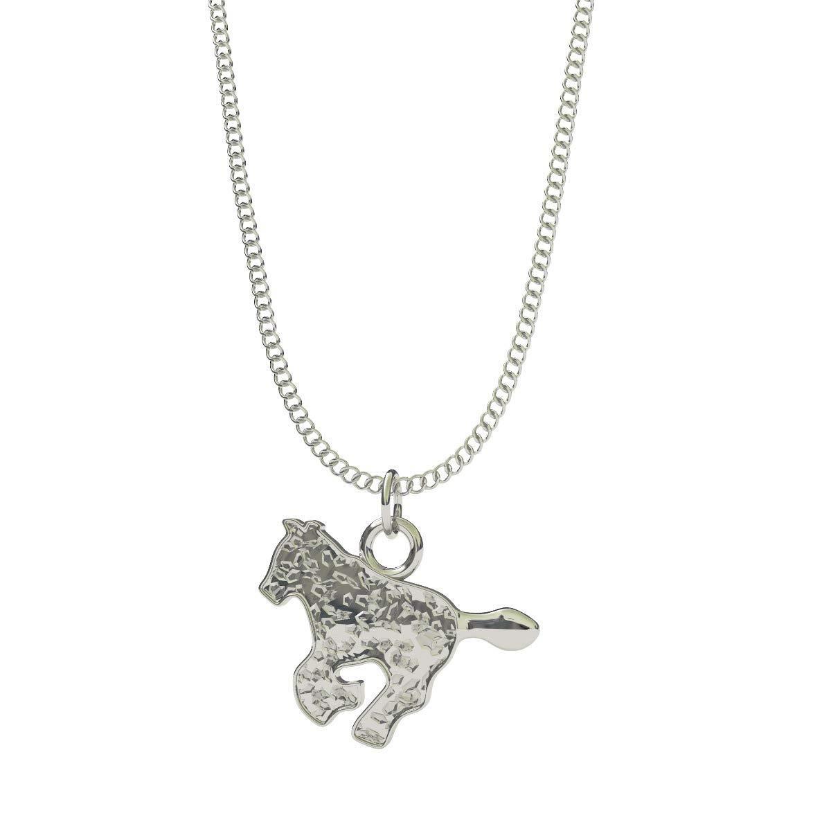 Relda Pink Horse Watch and Girls Jewellery Set - Watch Gift Set for Kids with Silvertone Horse Necklace & Bracelet REL24