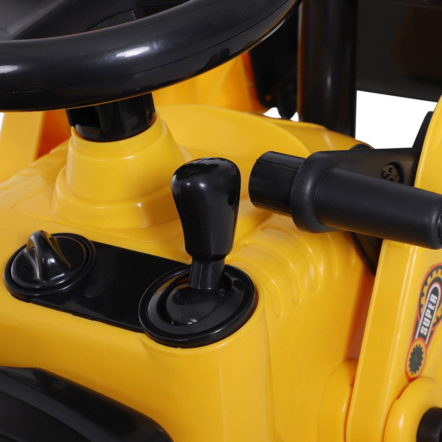 Ride-On Bulldozer Toddler Scooter Storage Cart Construction Truck