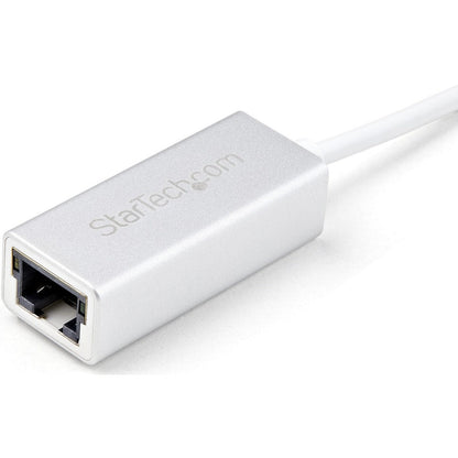 StarTech.com USB 3.0 to Gigabit Network Adapter - Silver - Sleek Aluminum Design Ideal for MacBook, Chromebook or Tablet