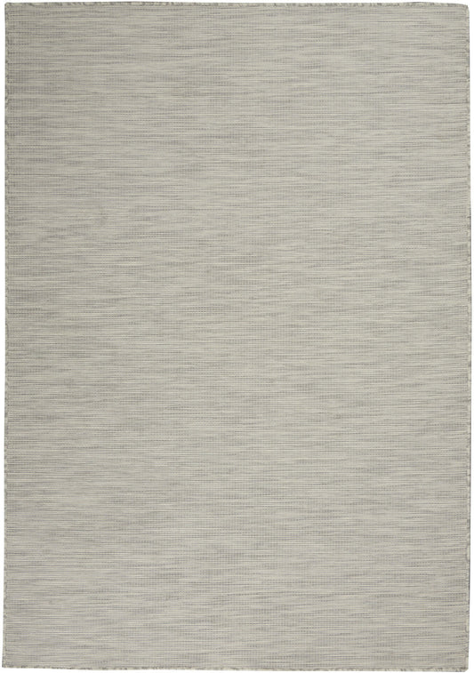 5' X 7' Gray Power Loom Area Rug