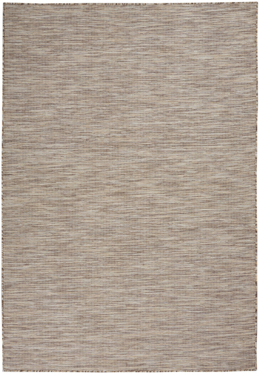 5' X 7' Beige Power Loom Area Rug