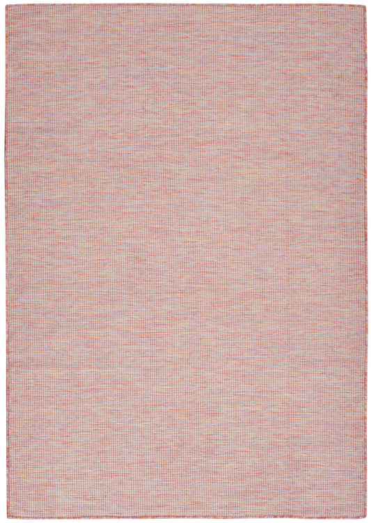 5' X 7' Dark Red Power Loom Area Rug