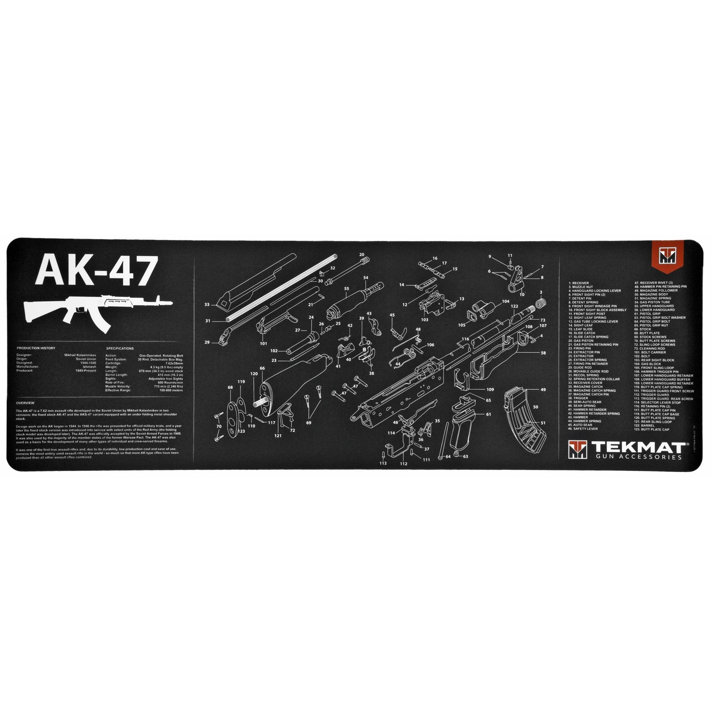 Tekmat Rifle Mat Ak47