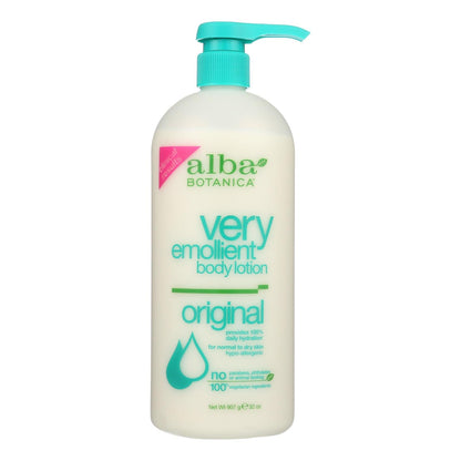 Alba Botanica - Very Emollient Body Lotion - Original - 32 Fl Oz