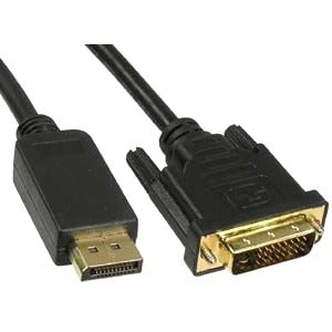 Unirise 3ft DVI-Digital Dual link to Displayport, Male - Male