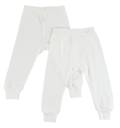 White Long Pants - 2 Pack