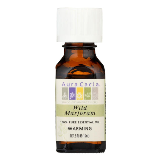 Aura Cacia - Pure Essential Oil Wild Marjoram - 0.5 Fl Oz