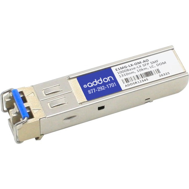 AddOn Brocade E1MG-LX-OM Compatible TAA Compliant 1000Base-LX SFP Transceiver (SMF, 1310nm, 10km, LC, DOM)