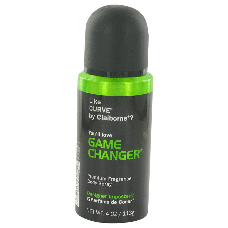 Designer Imposters Game Changer by Parfums De Coeur Body Spray 4 oz for Men