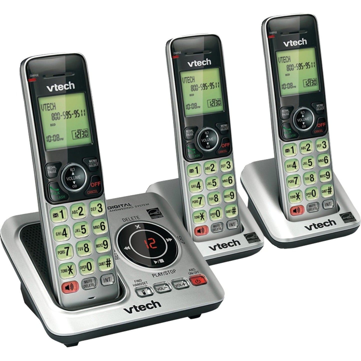 VTech CS6629-3 DECT 6.0 Cordless Phone