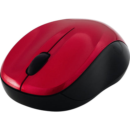 Verbatim Silent Wireless Blue LED Mouse - Red