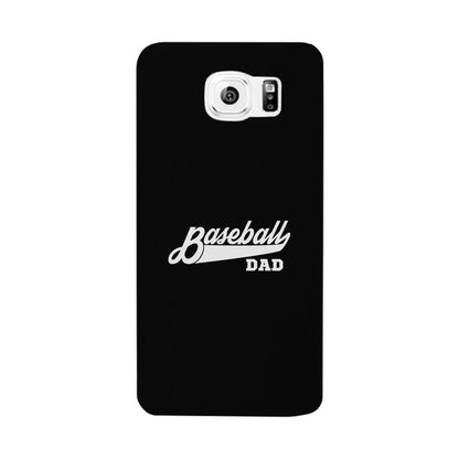 Baseball Dad Black Phone Case