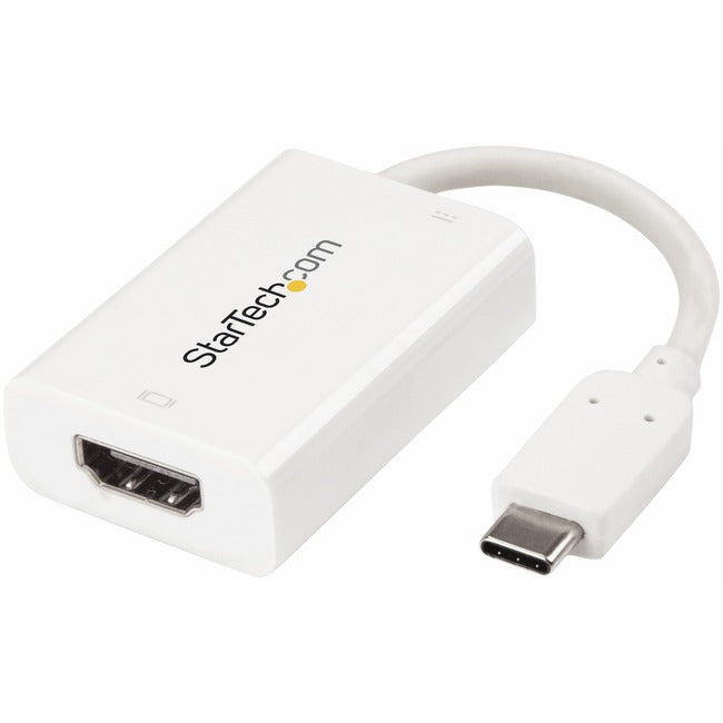 StarTech.com USB-C to HDMI Adapter with USB Power Delivery - USB Type-C to HDMI Converter for Computers with USB C - USB Type C - 4K 60Hz