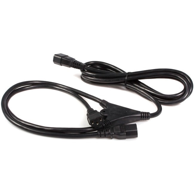 StarTech.com 10 ft Computer Power Cord Splitter IEC320 C14 to 2x IEC320 C13