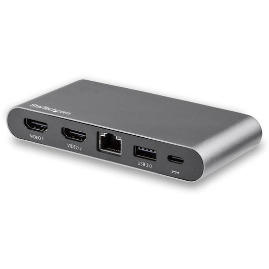 StarTech.com USB C Multiport Adapter - Dual 4K Monitor - Windows - USB-C to Dual 4K HDMI Adapter - 2x USB-A Ports - 100W PD 3.0 - GbE