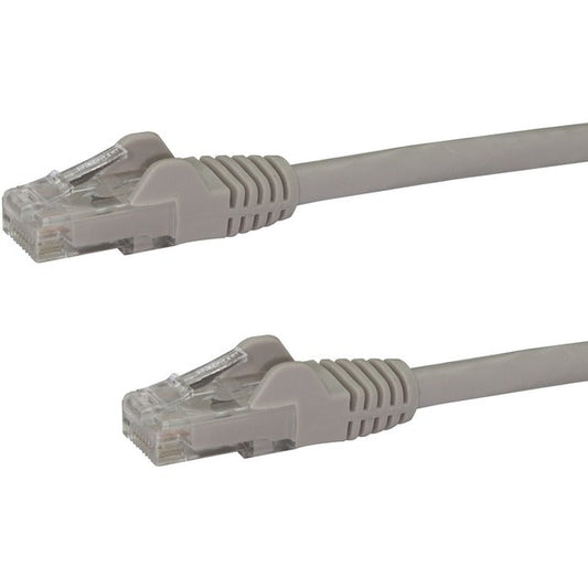 StarTech.com 4ft Gray Cat6 Patch Cable with Snagless RJ45 Connectors - Cat6 Ethernet Cable - 4 ft Cat6 UTP Cable