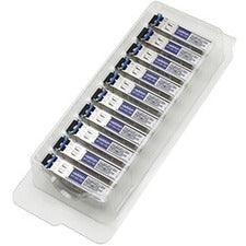 AddOn 10-Pack of Cisco GLC-LH-SM Compatible TAA Compliant 1000Base-LX SFP Transceiver (SMF, 1310nm, 10km, LC)