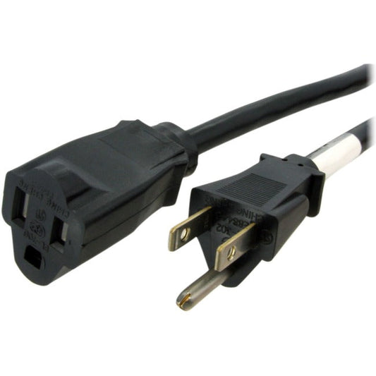 StarTech.com 6 ft 14 AWG Power Cord Extension - NEMA 5-15R to NEMA 5-15P