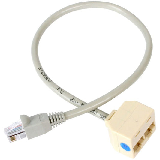 StarTech.com 2-to-1 RJ45 Splitter Cable Adapter - Network splitter - RJ-45 (M) - RJ-45 (F)