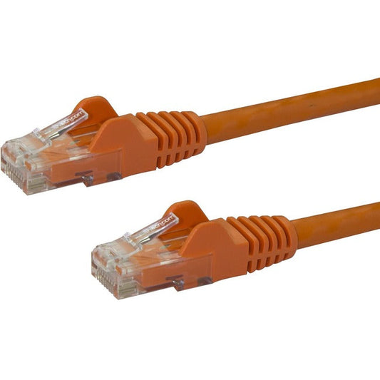 StarTech.com 8 ft Orange Cat6 Cable with Snagless RJ45 Connectors - Cat6 Ethernet Cable - 8ft UTP Cat 6 Patch Cable