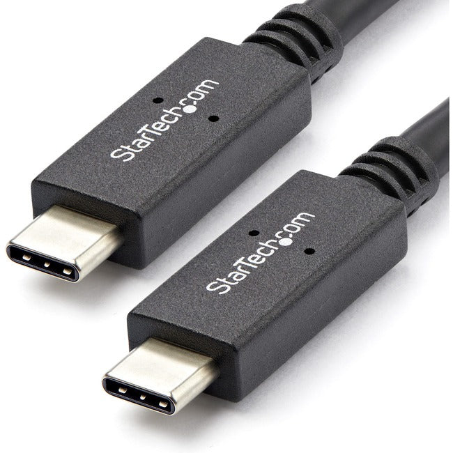 StarTech.com 1m 3 ft USB C Cable with Power Delivery (5A) - M/M - USB 3.1 (10Gbps) - USB-IF Certified - USB 3.1 Type C Cable - USB 3.1 Gen 2