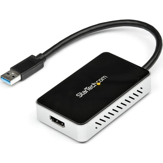 StarTech.com USB 3.0 to HDMI External Video Card Multi Monitor Adapter with 1-Port USB Hub - 1920x1200 / 1080p