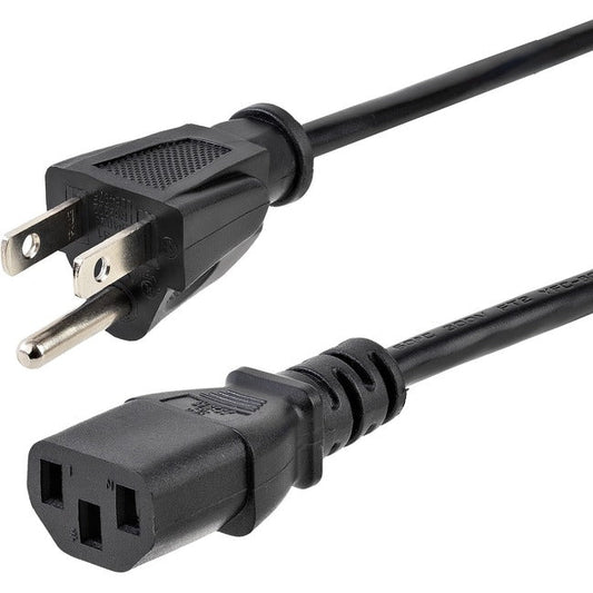 StarTech.com 3 ft 14AWG Computer Power Cord - NEMA5-15P to C13