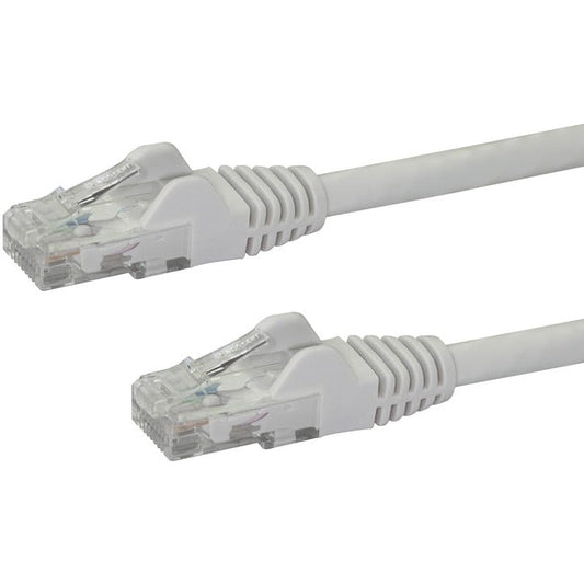 StarTech.com 9 ft White Cat6 Cable with Snagless RJ45 Connectors - Cat6 Ethernet Cable - 9ft UTP Cat 6 Patch Cable