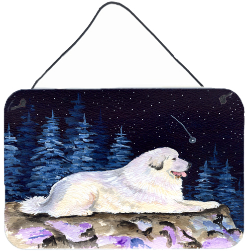 Starry Night Dog Art Wall or Door Hanging Prints