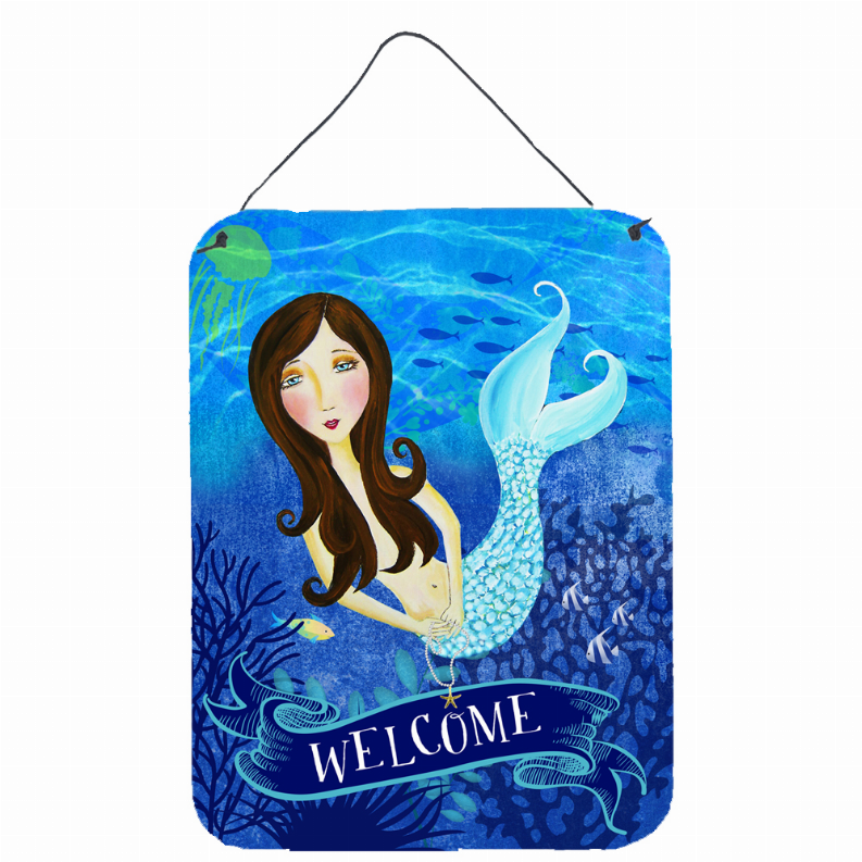 Welcome Mermaid Wall or Door Hanging Prints