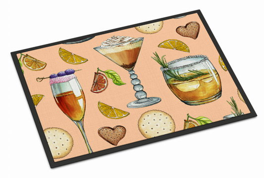 Drinks and Cocktails Indoor or Outdoor Mat