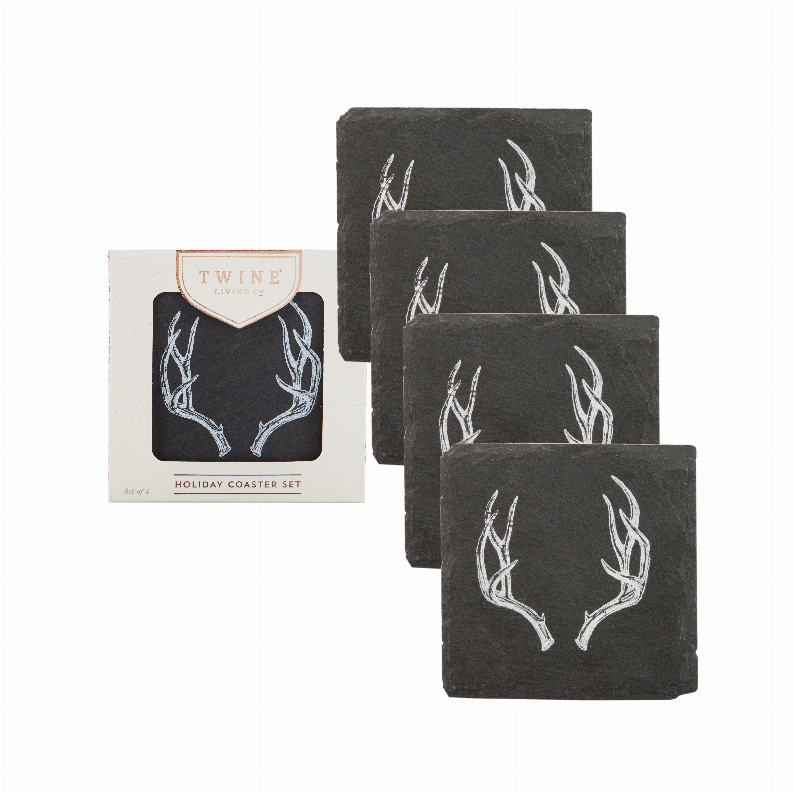 Slate Coasters By Twine