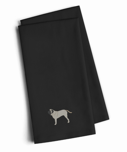 Dog Design Embroidered Kitchen Towel Set of 2