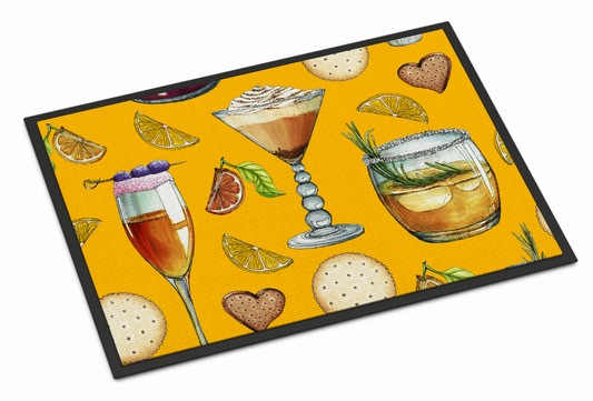 Drinks and Cocktails Indoor or Outdoor Mat