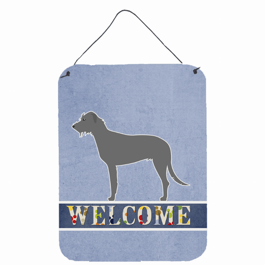 Welcome Sign with Dog Wall or Door Hanging Prints