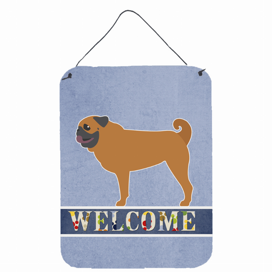 Welcome Sign with Dog Wall or Door Hanging Prints