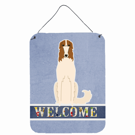 Welcome Sign with Dog Wall or Door Hanging Prints