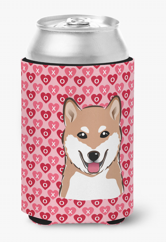 XOXO Hearts Dog Love Can or Bottle Hugger