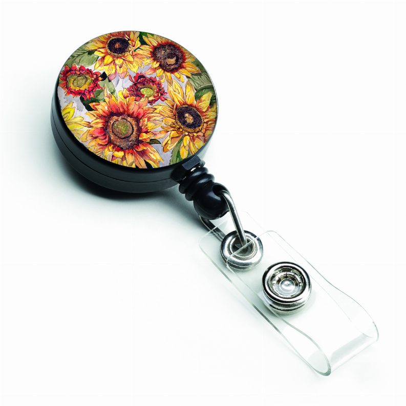 Flower Retractable Badge Reel