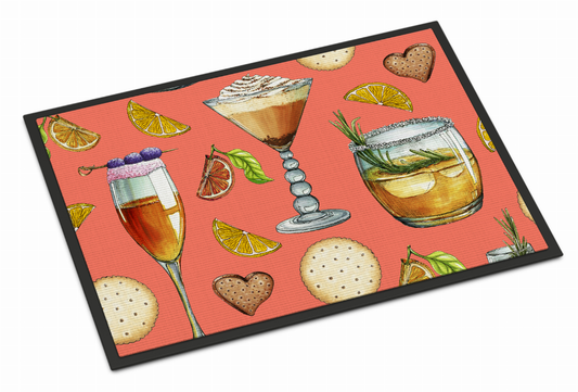 Drinks and Cocktails Indoor or Outdoor Mat